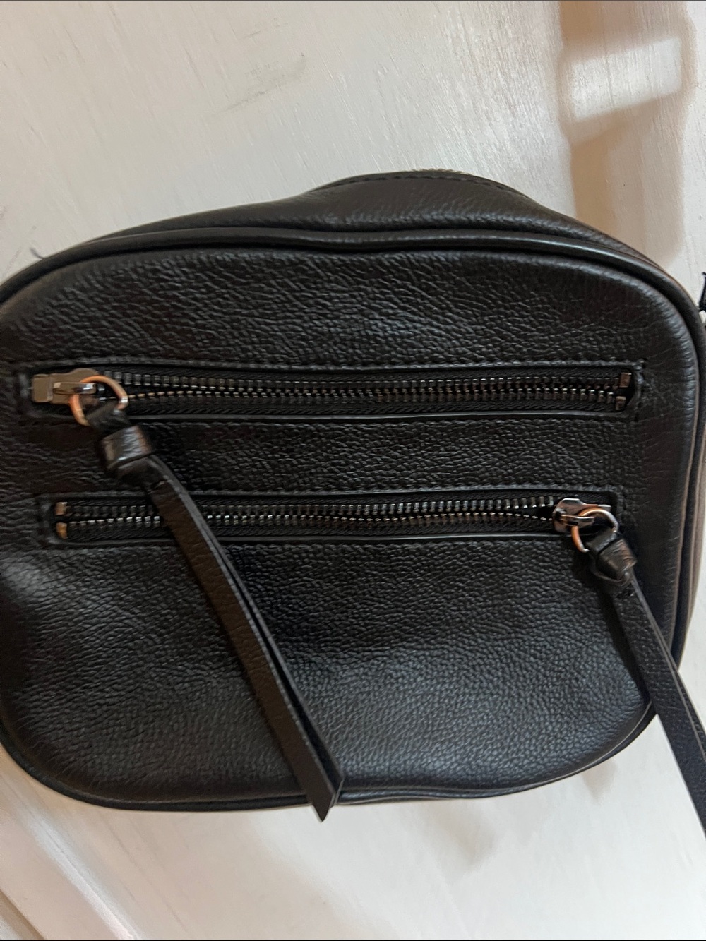 Botkier Black Pebbled Leather Messenger Crossbody - Picture 7 of 11
